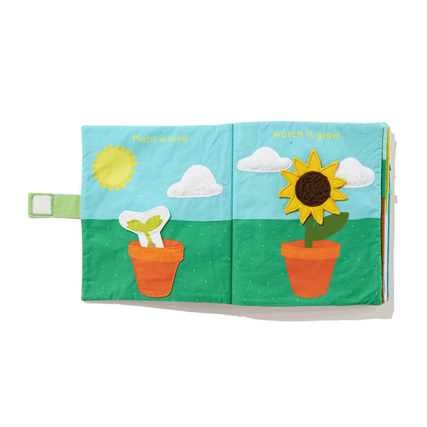 ‘Plant a Seed, Watch it Grow’ Fabric Book