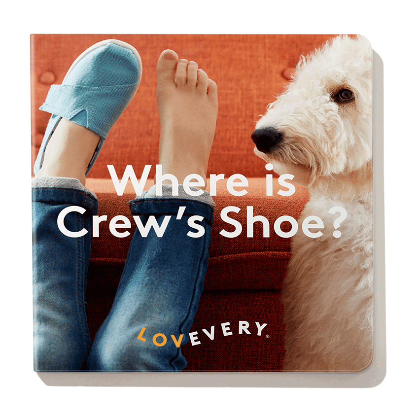 ‘Where is Crew’s Shoe?’ Board Book